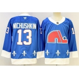 Men's Colorado Avalanche #13 Valeri Nichushkin Blue 2025 Stitched Hockey Jersey