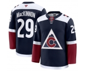 Men's Colorado Avalanche #29 Nathan MacKinnon Navy 2024-25 Alternate Stitched Jersey
