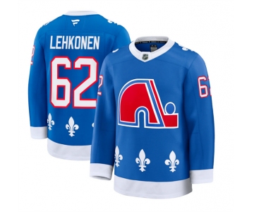 Men's Colorado Avalanche #62 Artturi Lehkonen Blue 2025 Alternate Stitched Jersey