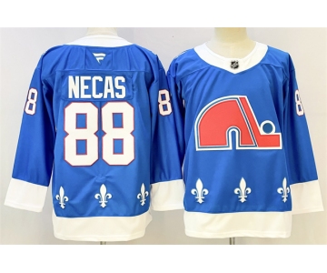 Men's Colorado Avalanche #88 Martin Necas Blue 2025 Stitched Hockey Jersey