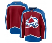 Men's Colorado Avalanche Blank Burgundy 2024-25 Home Stitched Jersey