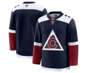 Men's Colorado Avalanche Blank Navy 2024-25 Alternate Stitched Jersey