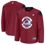 Men's Colorado Avalanche Burgundy 2024-25 Team Practice Stitched Jersey