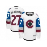 Men's Reebok Colorado Avalanche #27 Andreas Martinsen Authentic White 2016 Stadium Series NHL Jersey