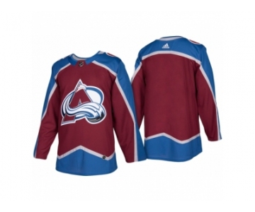 Men's adidas Colorado Avalanche Burgundy 2017-2018 Season New-Look Blank Jersey