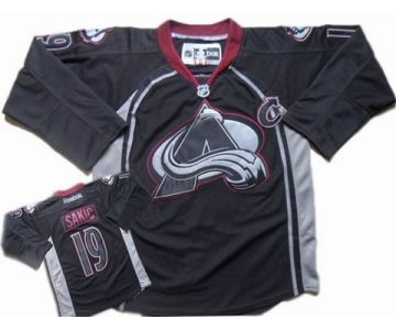 nhl jerseys colorado avalanche #19 sakic black(c patch)