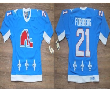 nhl jerseys colorado avalanche #21 forsberg lt.blue ccm