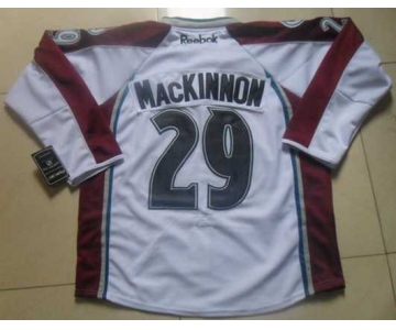 nhl jerseys colorado avalanche #29 mackinnon white