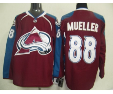nhl jerseys colorado avalanche #88 mueller (red blue)