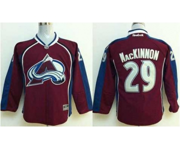 youth nhl jerseys colorado avalanche #29 mackinnon red