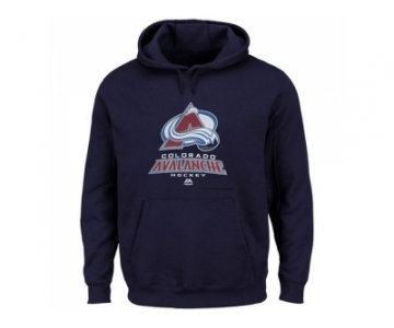 Colorado Avalanche Majestic Navy Blue Big & Tall Critical Victory Pullover Hoodie