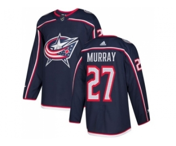 Men Adidas Columbus Blue Jackets #27 Ryan Murray Navy Blue Home Authentic Stitched NHL Jersey