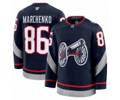Men's Columbus Blue Jackets #86 Kirill Marchenko Navy 2024-25 Stitched Hockey Jersey Men's Columbus Blue Jackets #86 Kirill Marchenko Navy 2024-25 Stitched Hockey Jersey
