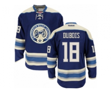 Men's Reebok Columbus Blue Jackets #18 Pierre-Luc Dubois Authentic Navy Blue Third NHL Jersey