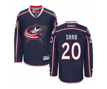 Youth Reebok Columbus Blue Jackets #20 Brandon Saad Authentic Navy Blue Home NHL Jersey