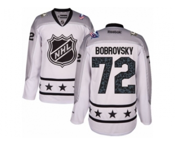 Youth Reebok Columbus Blue Jackets #72 Sergei Bobrovsky Authentic White Metropolitan Division 2017 All-Star NHL Jersey