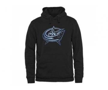 Columbus Blue Jackets Black Rinkside Pond Hockey Pullover Hoodie