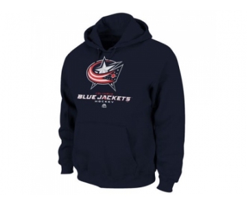 Columbus Blue Jackets Majestic Navy Blue Critical Victory VIII Fleece Hoodie