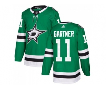 Adidas Dallas Stars #11 Mike Gartner Green Home Authentic Stitched NHL Jersey