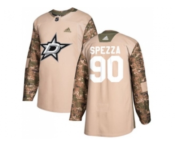 Men Adidas Dallas Stars #90 Jason Spezza Camo Authentic 2017 Veterans Day Stitched NHL Jersey