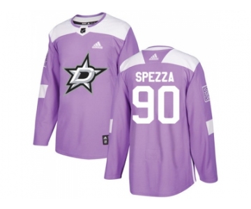 Men Adidas Dallas Stars #90 Jason Spezza Purple Authentic Fights Cancer Stitched NHL Jersey