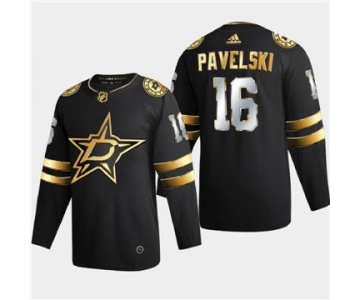 Men's Dallas Stars #16 Joe Pavelski Black Golden Edition Limited Stitched Hockey Jersey