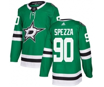 Men's Dallas Stars #90 Jason Spezza Green Home USA Flag Stitched Hockey Jersey