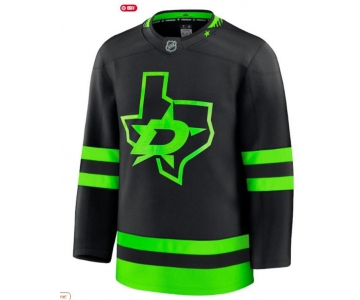 Men's Dallas Stars #96 Mikko Rantanen Fanatics Blackout Alternate Jersey