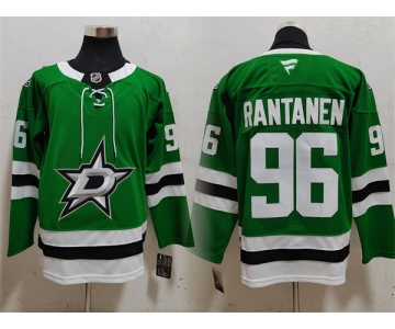 Men's Dallas Stars #96 Mikko Rantanen Fanatics Home Green Jersey