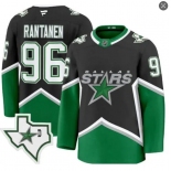 Men's Dallas Stars #96 Mikko Rantanen Throwback Jersey Black