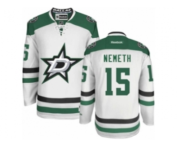 Men's Reebok Dallas Stars #15 Patrik Nemeth Authentic White Away NHL Jersey
