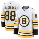 Men's Boston Bruins #88 David Pastrnak White 2025 Away Stitched Hockey Jersey Men's Boston Bruins #88 David Pastrnak White 2025 Away Stitched Hockey Jersey