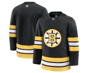Men's Boston Bruins Blank Black 2025 Home Stitched Hockey Jersey