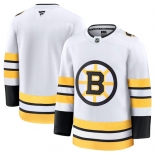 Men's Boston Bruins Blank White 2025 Away Stitched Hockey Jersey Men's Boston Bruins Blank White 2025 Away Stitched Hockey Jersey