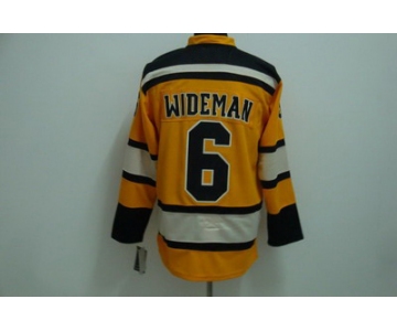 nhl boston bruins #6 wideman yellow [winter classic]