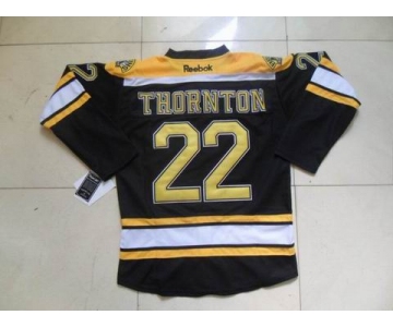 nhl jerseys boston bruins #22 thornton black
