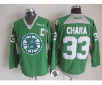 nhl jerseys boston bruins #33 chara green[2015 new][patch C]