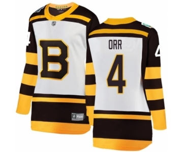 Women's Boston Bruins #4 Bobby Orr White 2019 Winter Classic Fanatics Branded Breakaway NHL Jersey