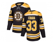 Youth Adidas Boston Bruins #33 Zdeno Chara Black Home Authentic Stitched NHL Jersey