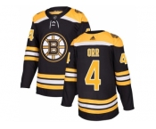 Youth Adidas Boston Bruins #4 Bobby Orr Black Home Authentic Stitched NHL Jersey