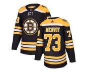 Youth Adidas Boston Bruins #73 Charlie McAvoy Black Home Authentic Stitched NHL Jersey