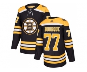 Youth Adidas Boston Bruins #77 Ray Bourque Black Home Authentic Stitched NHL Jersey