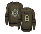 Youth Adidas Boston Bruins #8 Cam Neely Green Salute to Service Stitched NHL Jersey