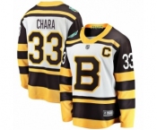 Youth Boston Bruins #33 Zdeno Chara White 2019 Winter Classic Fanatics Branded Breakaway NHL Jersey