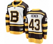 Youth Boston Bruins #43 Danton Heinen White 2019 Winter Classic Fanatics Branded Breakaway NHL Jersey