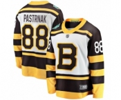 Youth Boston Bruins #88 David Pastrnak White 2019 Winter Classic Fanatics Branded Breakaway NHL Jersey
