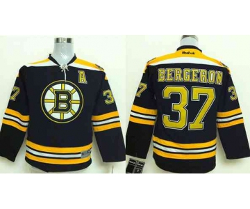 youth nhl boston bruins #37 bergeron black[patch A]