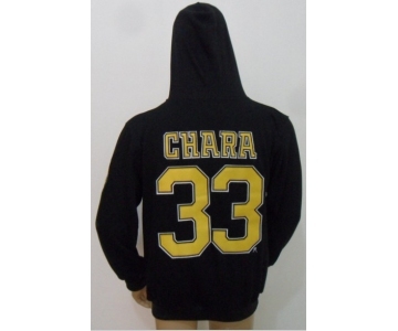 nhl jerseys boston bruins #33 chara black[pullover hooded sweatshirt][ccm]