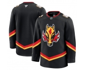Men's Calgary Flames Blank Black 2024-25 Alternate Stitched Hockey Jersey