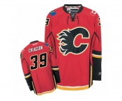 Men's Reebok Calgary Flames #39 Alex Chiasson Authentic Red Home NHL Jersey